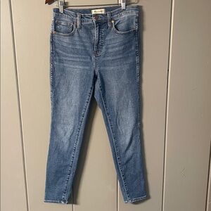 Madewell Jeans High Rise Skinny Crop Womens
